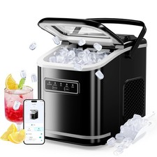 Countertop Ice Maker Machine 9 Bullet Ice in 6 Minutes 26lbs/Day Self-Cleaning picture
