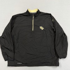 UCF Knights jacket mens XL black windbreaker 1/4 zip nike storm fit football picture