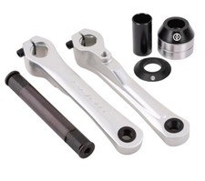 Primo Powerbite 3-Piece Cranks 165mm W/Primo MID 22mm Bottom Bracket Silver picture