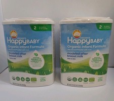 2 Happy Baby Organic Stage 2 infant Formula - 6-12 Months - 22.9oz Each - 03/27 picture