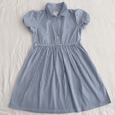 Crewcuts (J Crew) Striped Girls Puffer Sleeve Dress Size 8 picture