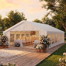 40x20 Ft Heavy-duty Party Tent Wedding Even Canopy Removable Sidewall Waterproof picture
