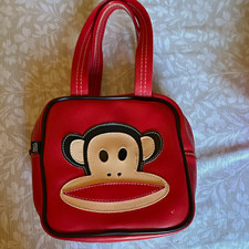VTG 1st Generation Paul Frank Red Julius Monkey Hand Bag. Rare picture