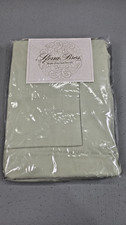 Sferra Bros Luxury Light Green Full/Queen Duvet Cover Pure Egyptian Cotton Italy picture