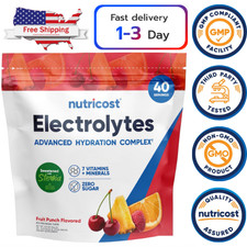 Complejo de electrolitos, paquete variado con sabor, 40 sobres individuales picture