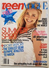 Teen Vogue Magazine June/July 2008 Hayden Panettiere~Jonas Brothers~Fashion picture