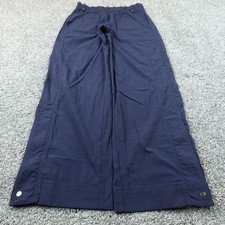 Athleta Pants Womens 6 Blue Wide Leg Pull On High Rise Elastic Waist Performance picture