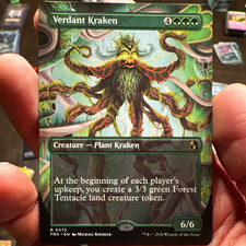 Wizards of the Coast Verdant Kraken 0375 Rare Borderless Reality Fracture 2026 picture
