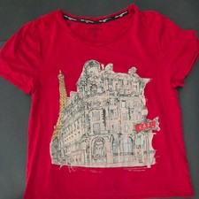 Karl lagerfield xl red tshirt picture