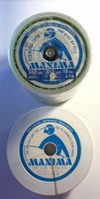 Vintage Maxima 8 Lb Spool West Germany 3.5 kg Line &  10 Lb Crystal Case picture