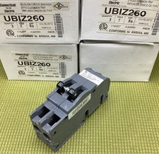 One (1) New Circuit Breaker Zinsco 60 Amp 2 Pole 120/240V UBIZ-260 Replacement picture