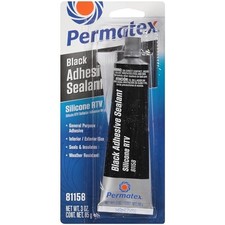 Permatex® Ultra Black® Maximum Oil Resistance RTV Silicone Gasket Maker 3 oz,NEW picture