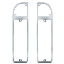 United Pacific 110597 Tail Light Bezels 1967-72 Chevy & GMC Fleetside –Pack of 2 picture