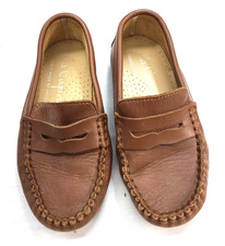 La Coqueta Boys Loafers Sz US 11 UK 10 EU 28 leather Slip on picture