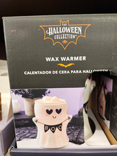 ALDI The Halloween Collection White Ghost BOO Candle Oil/Wax Warmer Halloween picture