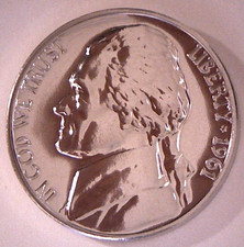 1961 PROOF JEFFERSON NICKEL **FREE SHIPPING** picture