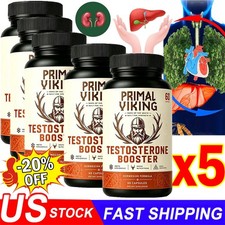 5X Primal Viking Testosterone Booster for Men Reindeer Organ Natural Supplement picture