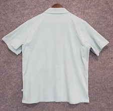 Lululemon Airing Easy Camp Collar Shirt Mens Large Pocket Grid Performance Sage picture
