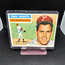 Topps 1956 Baseball Robin Roberts Philadelphia Phillies #180 Base Set Card picture