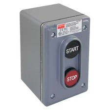 Dayton 20C801 Push Button Control Station, 1No/1Nc, 22Mm picture