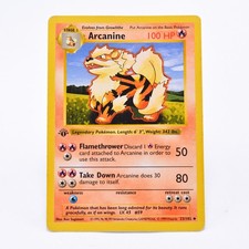 [LP/MP] Arcanine 23/102- 1st Edition Shadowless - Base Set  - Pokemon Vintage picture
