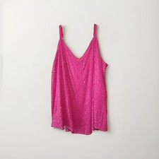 Torrid Sophie Sequin Swing top Hot Pink Size 0 picture