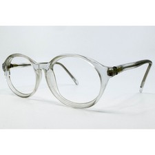 B&L Ray-Ban Eyeglass Frames Unisex Clear W1947 Oval Full Rim Vintage 48-20-140 picture