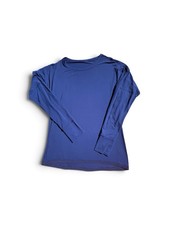 lululemon Women’s Long Sleeve Crew Neck Top Thumb Holes Blue size 6 picture