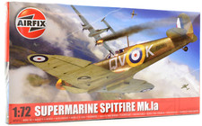 Airfix Supermarine Spitfire Mk.Ia 1:72 Scale Plastic Model Plane Kit A01071C picture