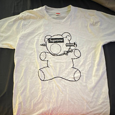 Supreme x UNDERCOVER Men's White Graphic Logo Crew Neck Cotton SS Tee XL picture
