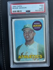 1969 Topps - Reggie Jackson #260 PSA 3 MC HOF RC picture