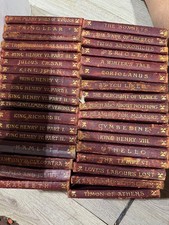 Antique Temple Shakespeare 1890s J.M. Dent Leather Miniature Books 35 of 40 Vols picture