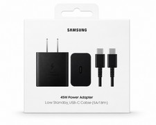 Original Samsung T4511 45W PD 3.0 Super Fast Power Adapter w/ 6 ft. Cable - BOX picture