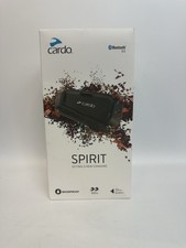BNIB Cardo Spirit Single Bluetooth Motorcycle Intercom IP65 Waterproof SPRT0001 picture