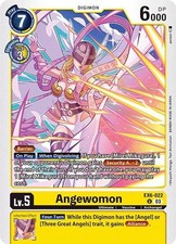 Angewomon EX6-022 U Uncommon Digimon TCG Card NM picture