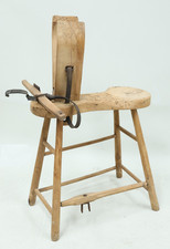 Antique Primitive Saddle Maker's Bench picture