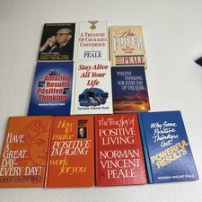Lot of 10 Norman Vincent Peale HC PB  Positive Thinking Business Self-Help picture