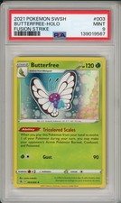 2021 Pokemon SWSH Fusion Strike Butterfree Holo #003 PSA 9 picture