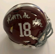 KEELON RUSSELL SIGNED ALABAMA CRIMSON TIDE MINI HELMET ROLL TIDE JSA COA CERTED picture