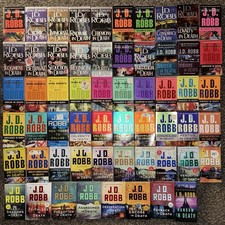J.D. Robb In Death Series Books 1-58 Complete Run + 5 Extras 63 Paperback Lot picture