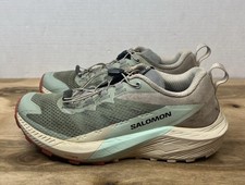 Salomon Sense Ride 5 Women’s Trail Running Shoes Sz 6.5 Sage Green/ Beige picture