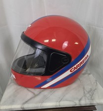VINTAGE 1970s FULL FACE MOTORCYCLE RACE CAR HELMET 57/58 M 1977 picture