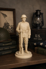 WWI American Soldier Statue, Doughboy Sculpture picture