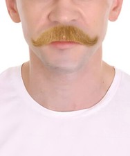 HPO Adult Men's Premium Imperial Fake Human Facial Hair Mustache picture