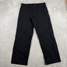 SCOTTeVEST Pants Mens 34x30 Black Travel Chino Hidden Pockets Casual Outdoor picture