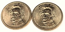# C7480   PRESIDENTIAL  DOLLAR   2  COINS,  FRANKLIN  PIERCE    2009-P & 2009-D picture