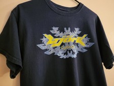 VINTAGE BJORK CYBER GIRL BAND TOUR T SHIRT UK EXCLUSIVE RARE MEDIUM M? MUSIC TEE picture
