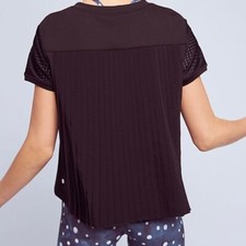 Anthropologie New Vimmia Fly Away Pleated Back Swing Top Size S NWT picture