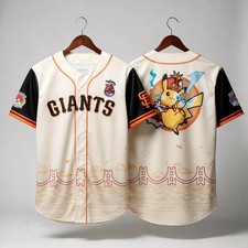 HOT ITEM 2026 SF Giants Pokémon Worlds Night Jersey For Fan S-5XL picture