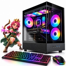 ARGB Gaming Desktop PC Intel i7-8700 16GB DDR4 512GB SSD GTX 1070 Win11 WiFi picture